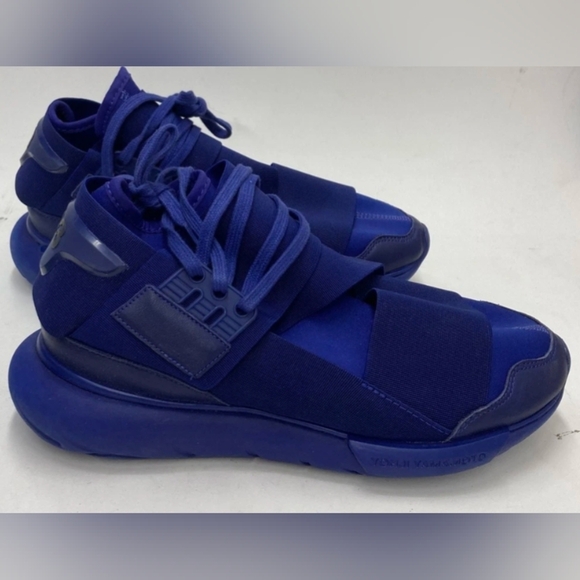 Adidas Y 3 Qasa High Blue High Sneakers Size 7 Like New MSRP $390 main image 8